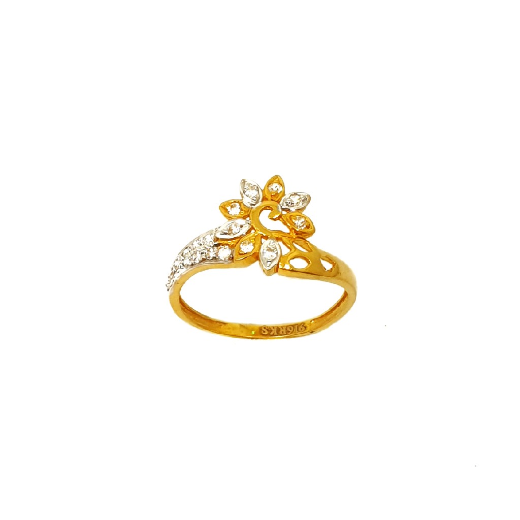 22K Gold Peacock Shaped Designer Ring MGA - LRG0285