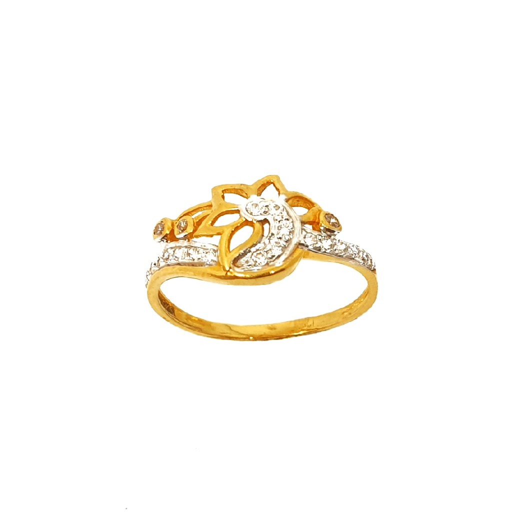 22K Gold Peacock Shaped Designer Ring MGA - LRG0079