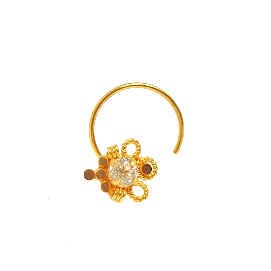 18K Gold Designer Nosepin MGA - GN0013