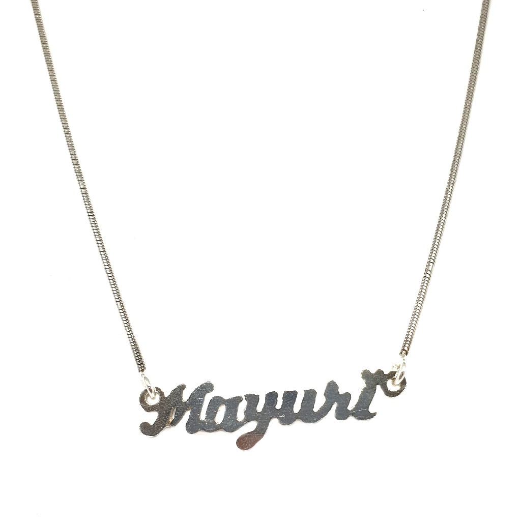 Silver chain pendant mga - CP005