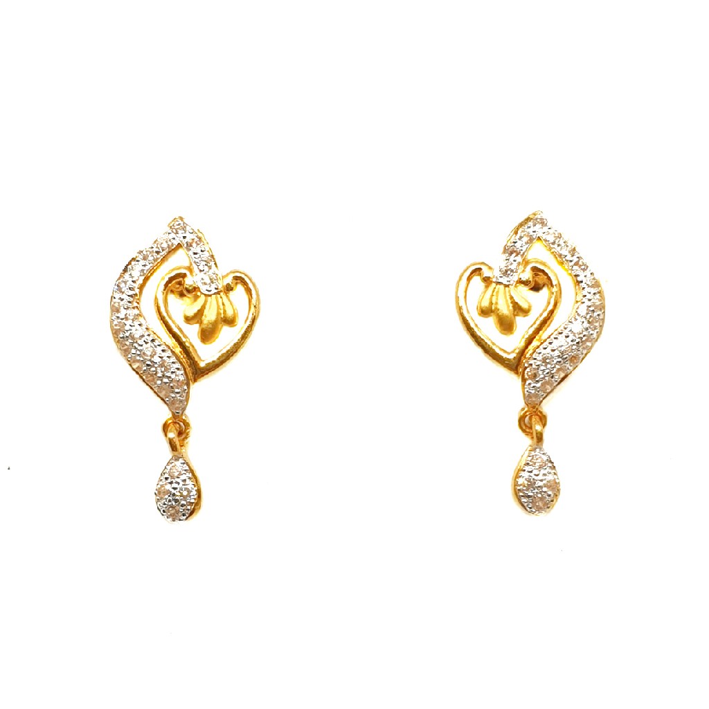22K Gold Designer Earrings MGA - BTG0406
