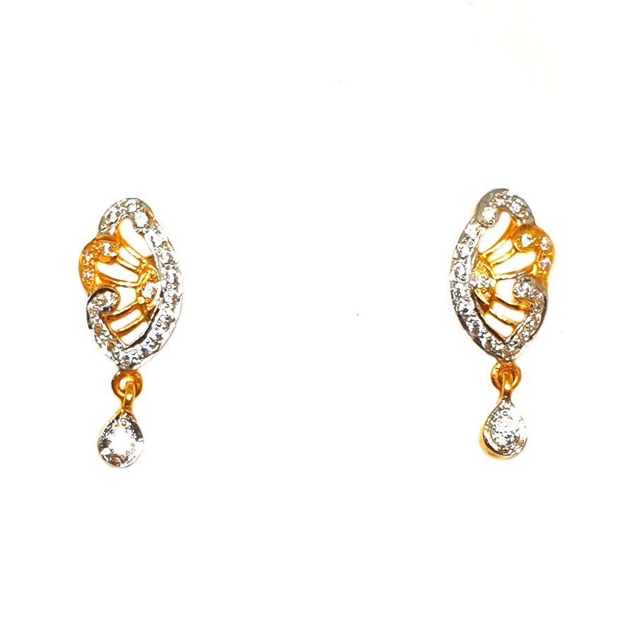 22K Gold Fancy Earrings MGA - BTG0109