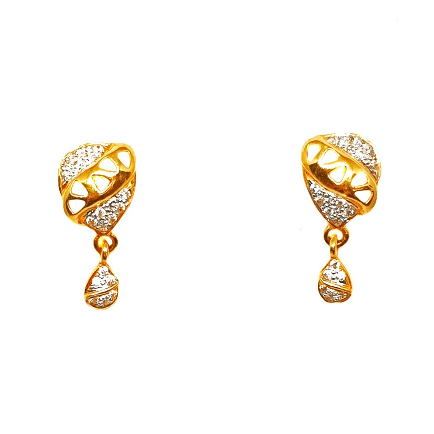 22K Gold Designer Earrings MGA - BTG0003