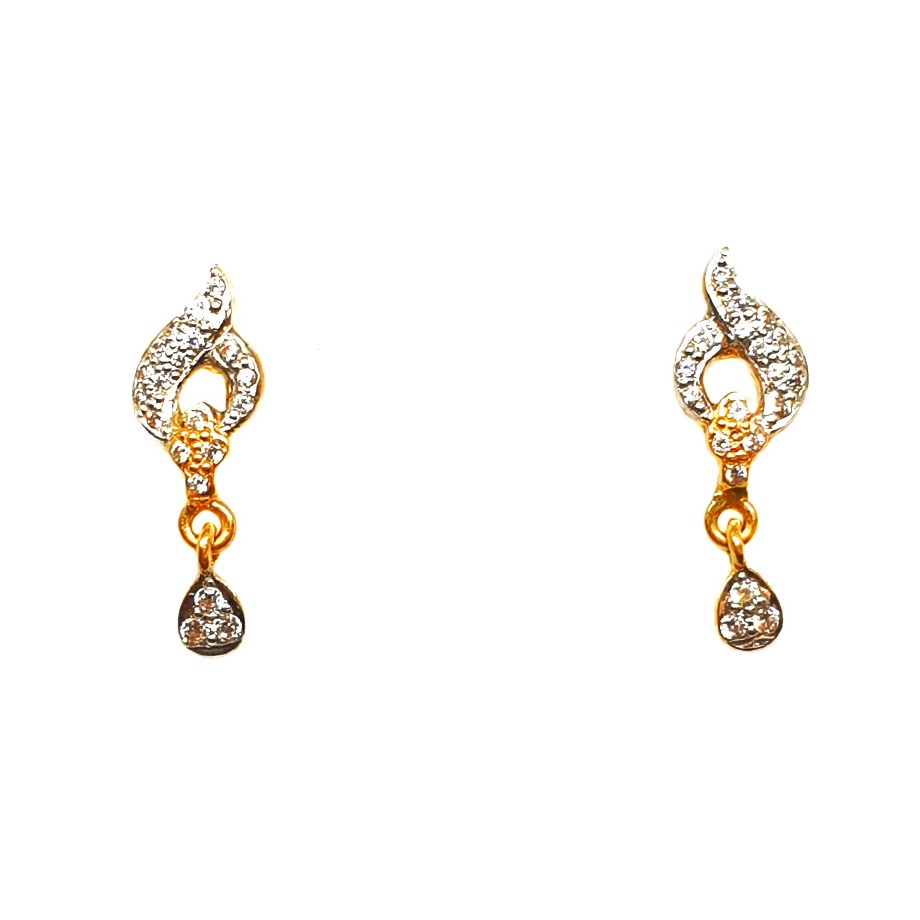 22K Gold Fancy Earrings MGA - BTG0315