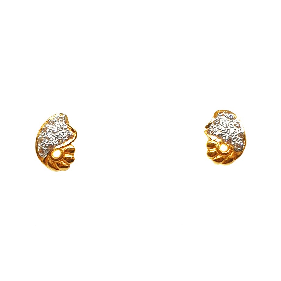 22K Gold Modern Earrings MGA - BTG0190