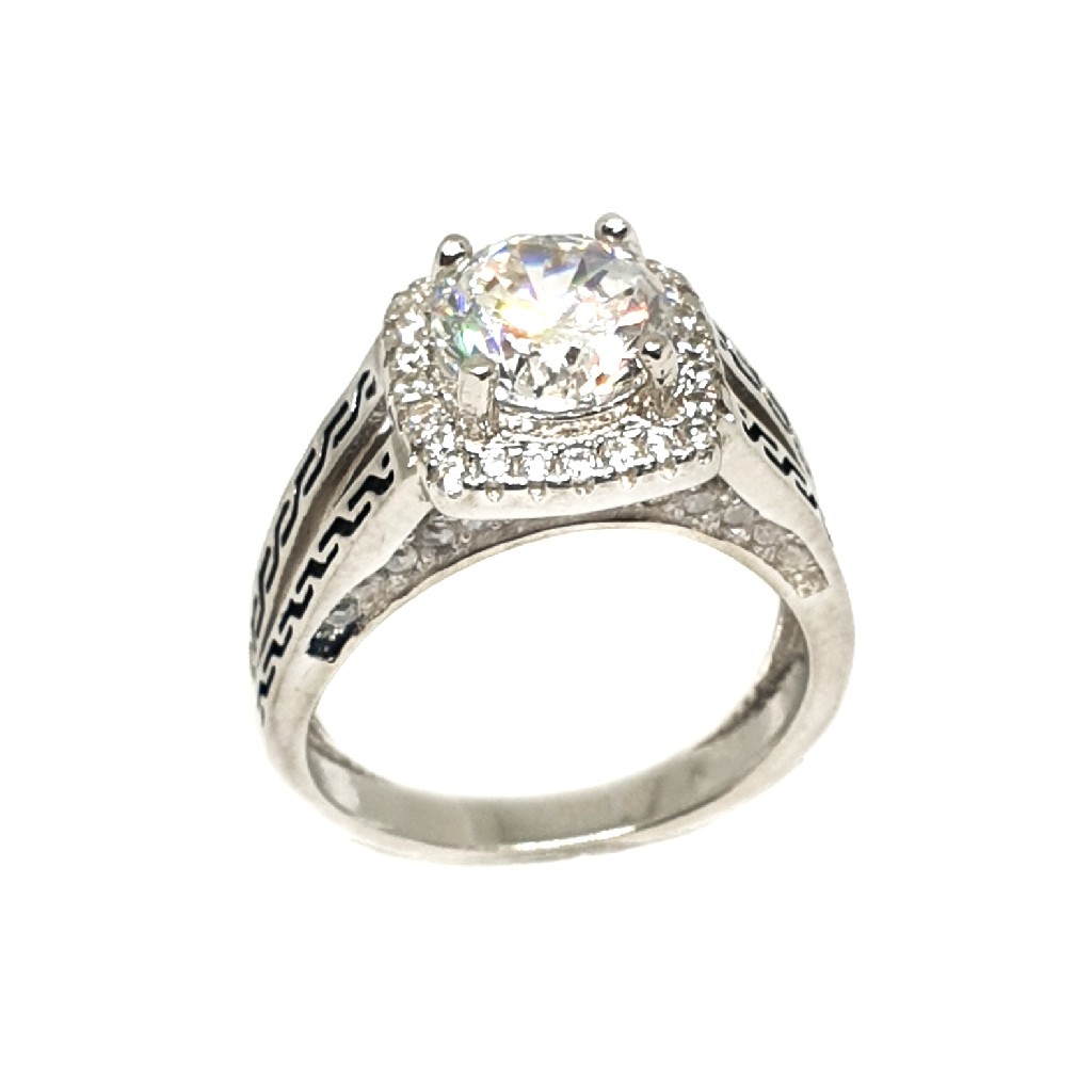 925 Sterling Silver Modern Ring MGA - LRS3373