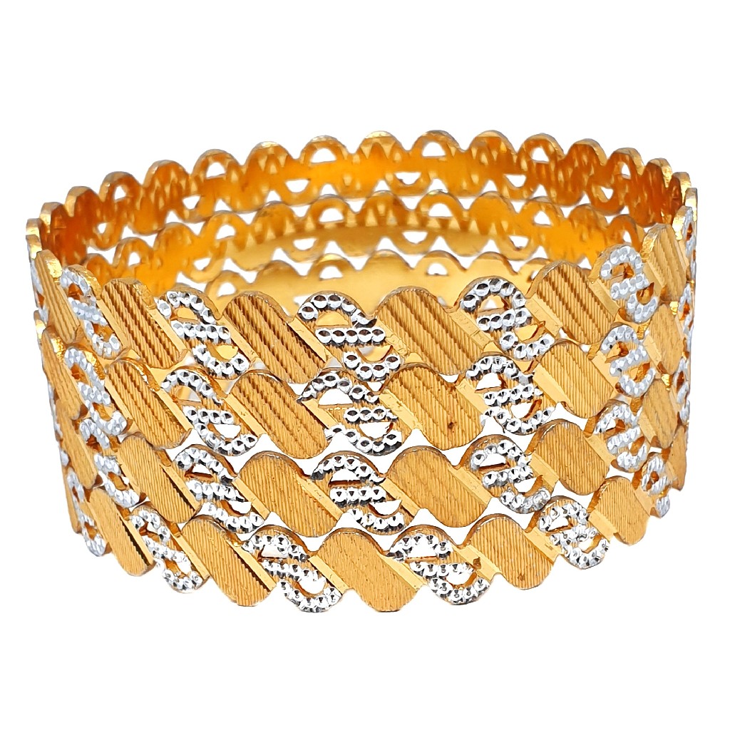 1 gram gold forming bangles mga - bge0384