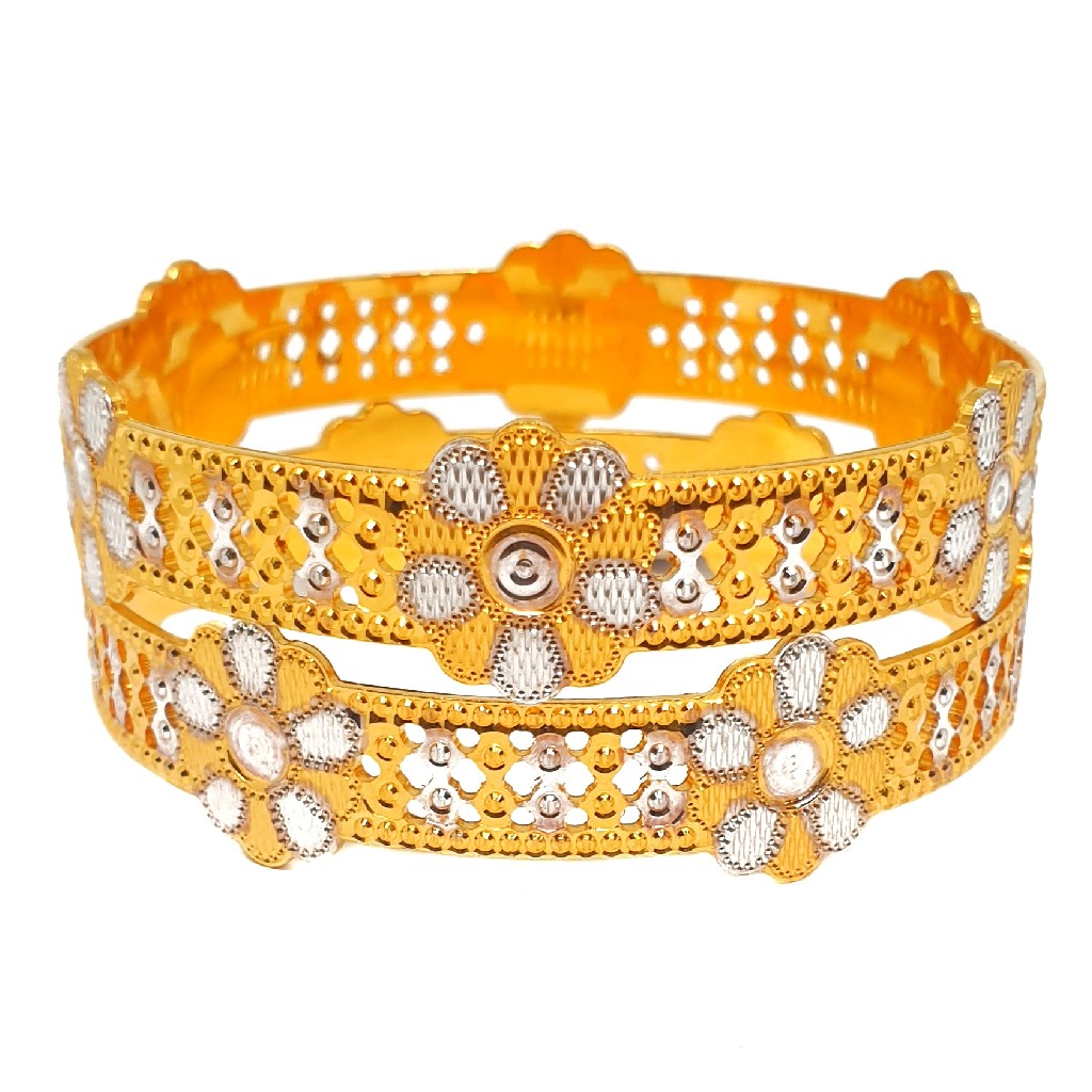 One gram gold forming bangles mga - bge0323