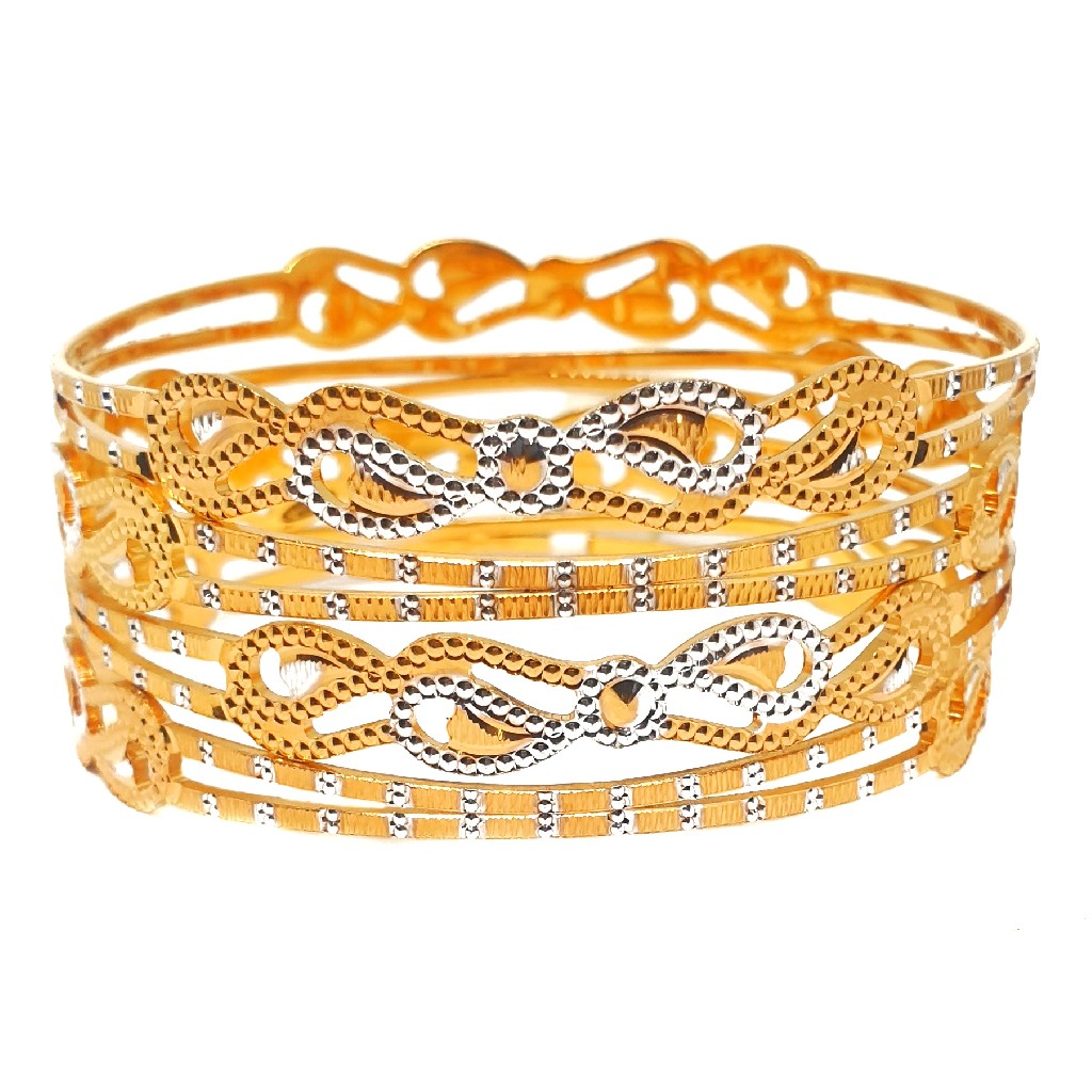 One gram gold forming bangles mga - bge0434