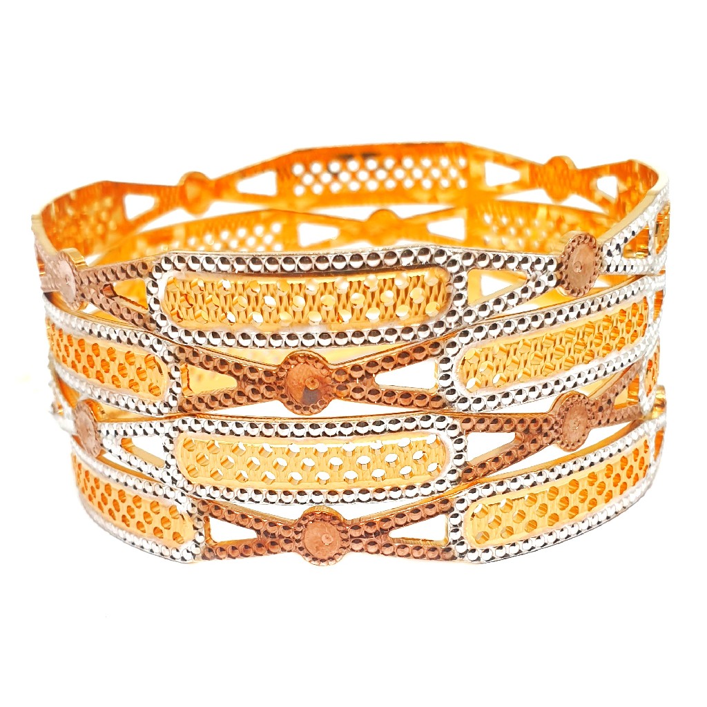 1 gram gold forming 4 piece bangles mga - bge0436