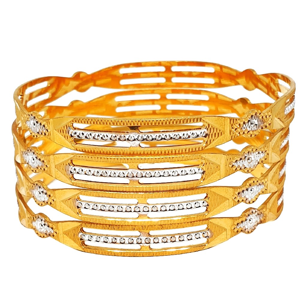 1 gram gold forming fancy bangles mga - bge0400