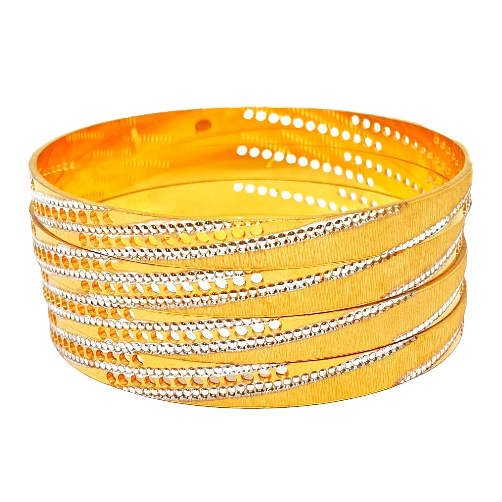 1 gram gold forming 4 piece bangles mga - bge0251