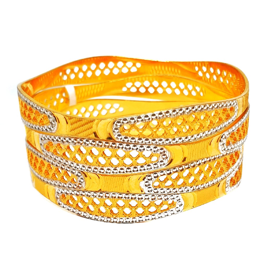 1 gram gold forming fancy bangles mga - bge0265