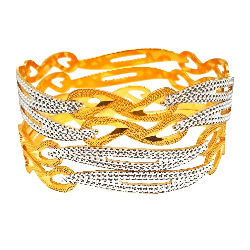 1 gram gold forming modern bangles mga - bge03o2