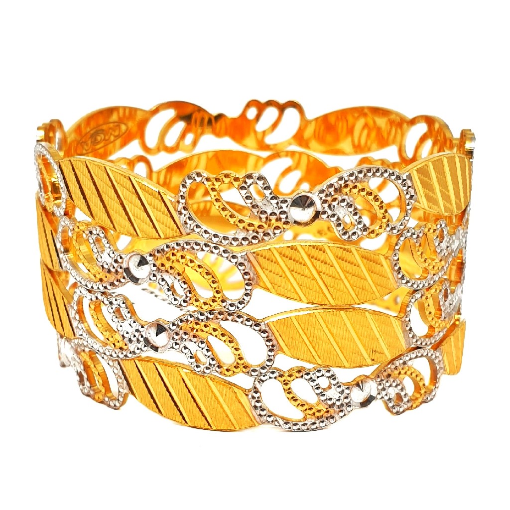 1 gram gold forming fancy bangles mga - bge0310