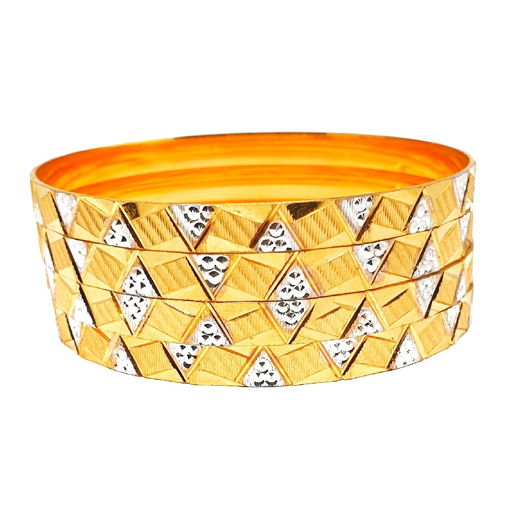 1 gram gold forming bangles mga - bge0288