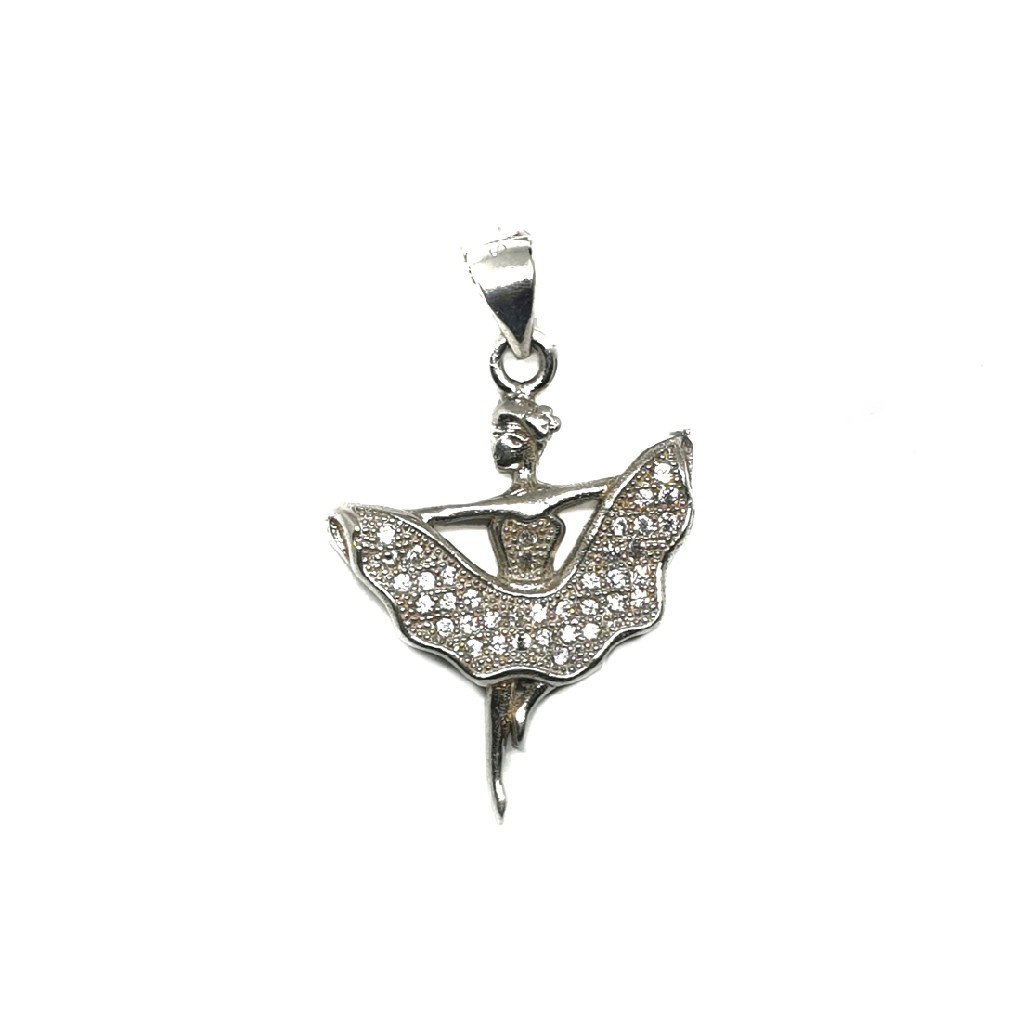925 Sterling Silver Lady Pendant MGA - PDS0033