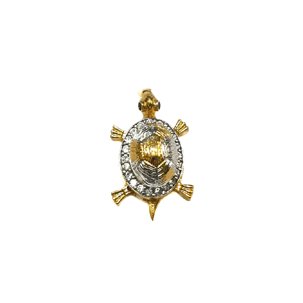 925 Sterling Silver Tortoise Pendant MGA - PDS0019