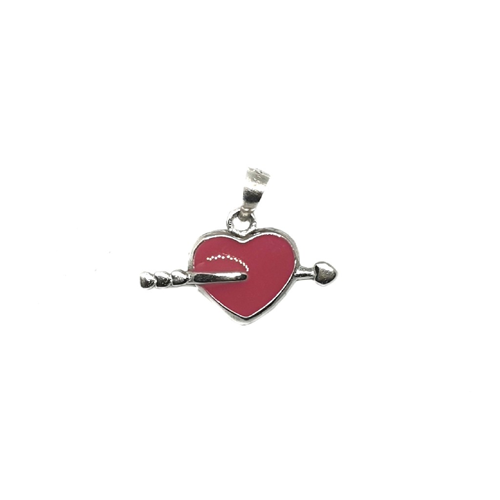 925 Sterling Silver Heart Shape Pendant MGA - PDS0026
