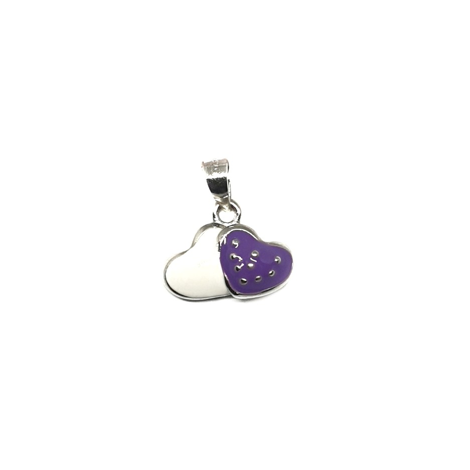 925 Sterling Silver Heart Shape Pendant MGA - PDS0011