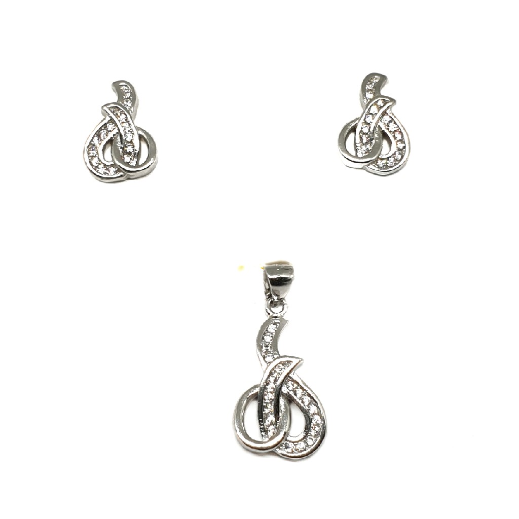 925 Sterling Silver Designer Pendant Set MGA - PTS0084
