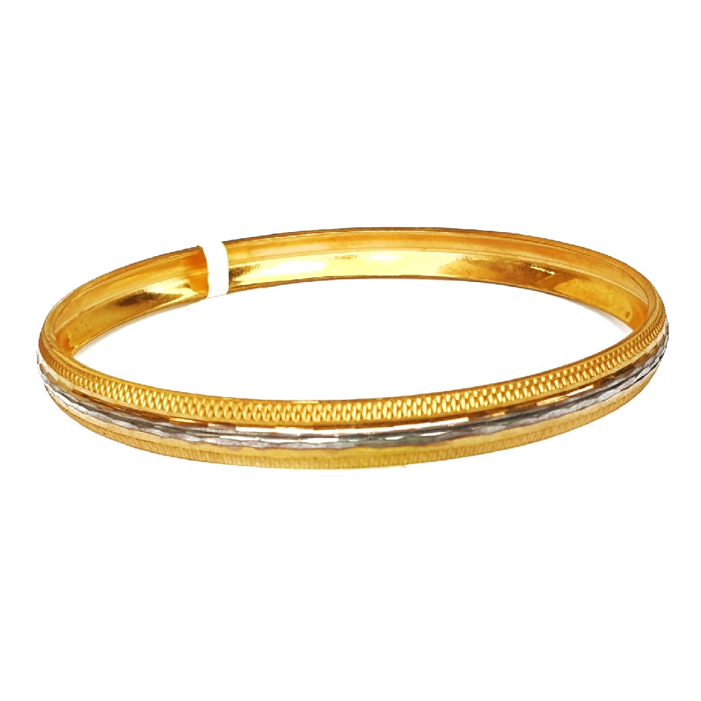 One gram gold forming modern kada bracelet mga - bre0092