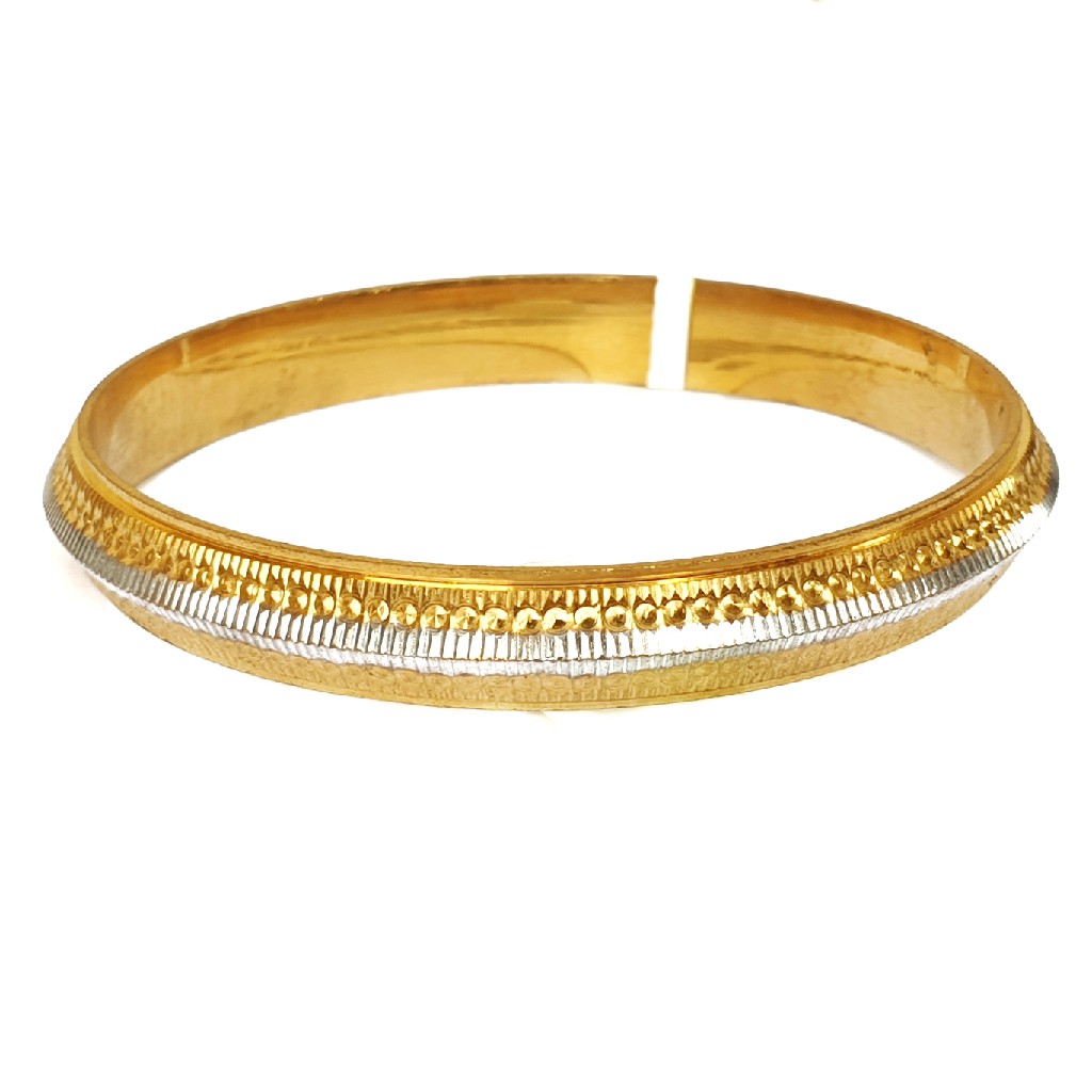 One gram gold forming cnc machine cut kada bracelet mga - bre0002