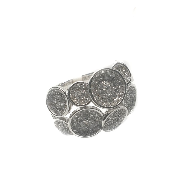 925 Sterling Silver Round Shaped Ring MGA - LRS0263