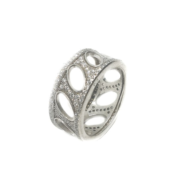 925 Sterling Silver Oval Shape Thumb Ring MGA - LRS0057