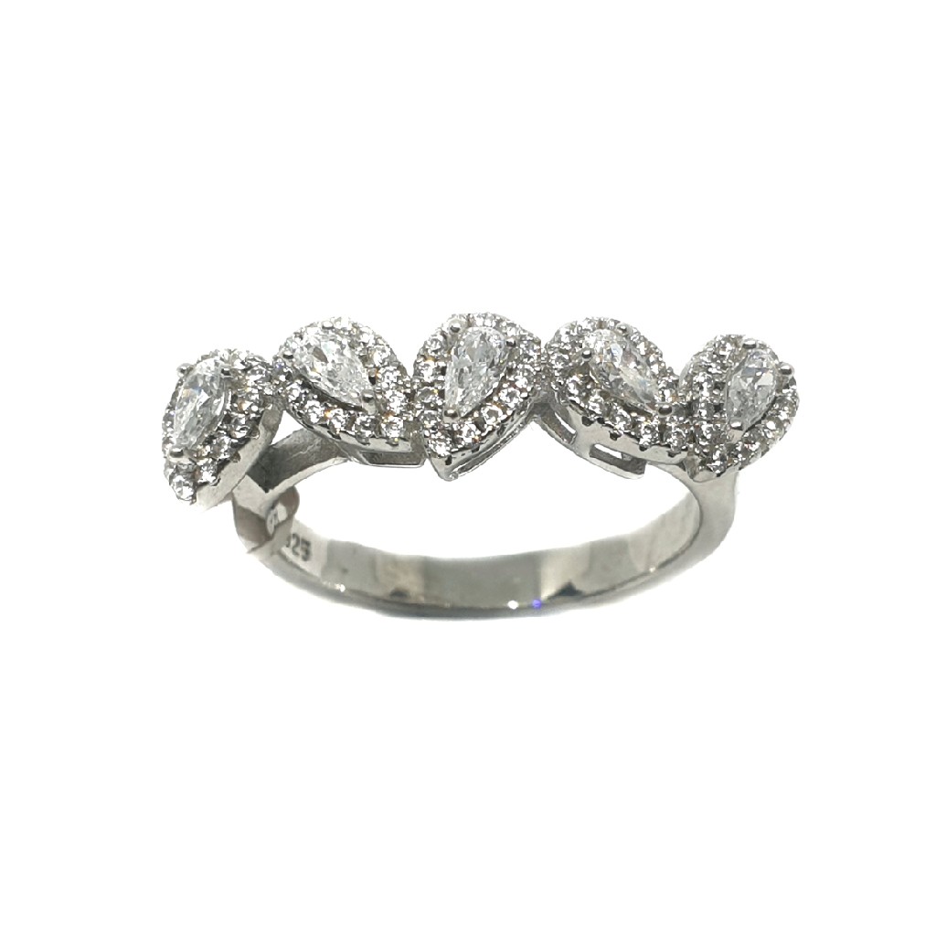 925 Sterling Silver Modern Style Ring MGA - LRS0590