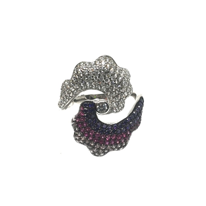 925 Sterling Silver Designer Ring MGA - LRS0600