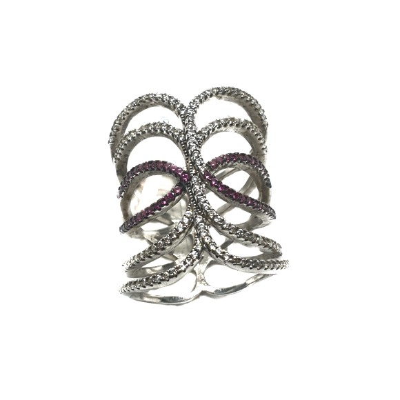 925 Sterling Silver Designer Ring MGA - LRS0052