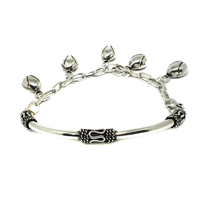 925 Sterling Silver Oxidised Bracelet MGA - BRS0426