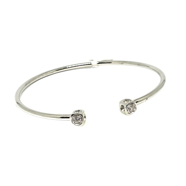 925 Sterling Silver CZ Diamond Bracelet MGA - BRS0328
