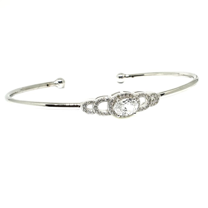 925 Sterling Silver Fancy Bracelet MGA - BRS0383