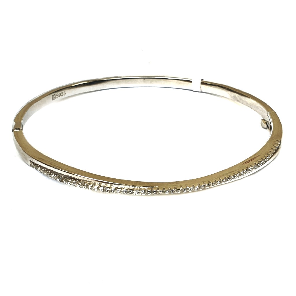 925 sterling silver lining diamond bracelet mga - krs0119