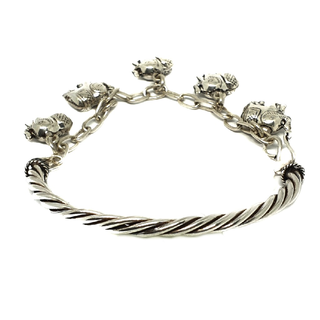 925 Sterling Silver Elephant Pandadi Bracelet MGA - BRS0334