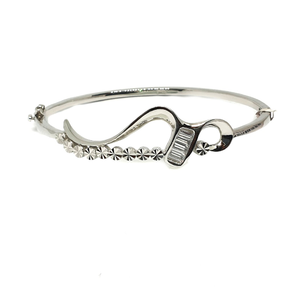 925 Sterling Silver Designer Kada Bracelet MGA -KRS0028