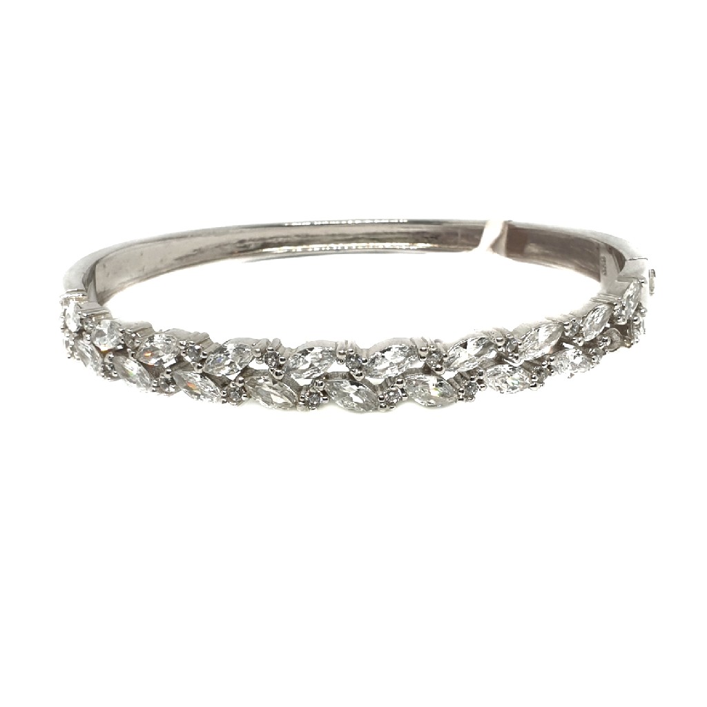 925 Sterling Silver Diamond Ladies Bracelet MGA - KRS0041