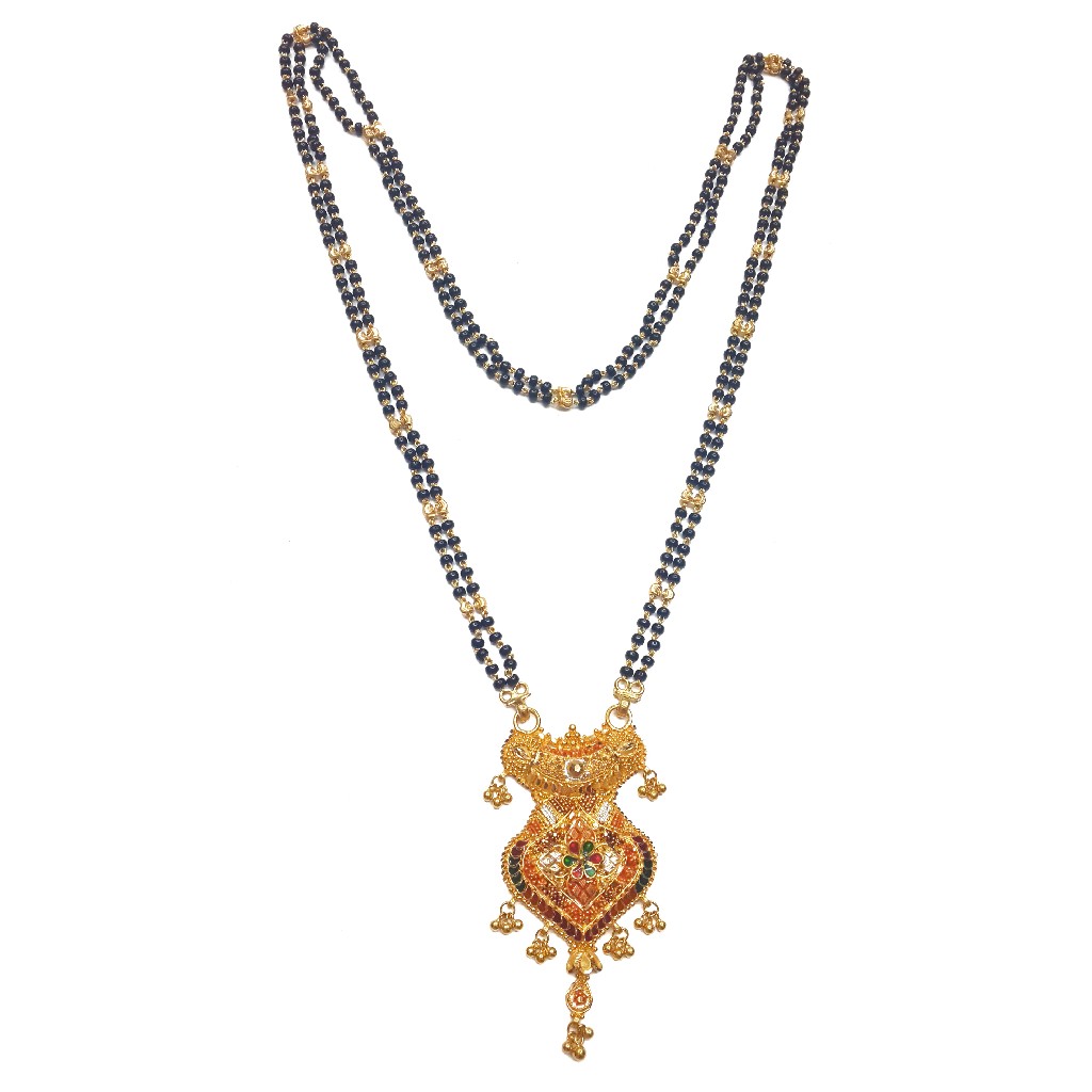 22k Gold Kalkatti Designer Mangalsutra MGA - GM026
