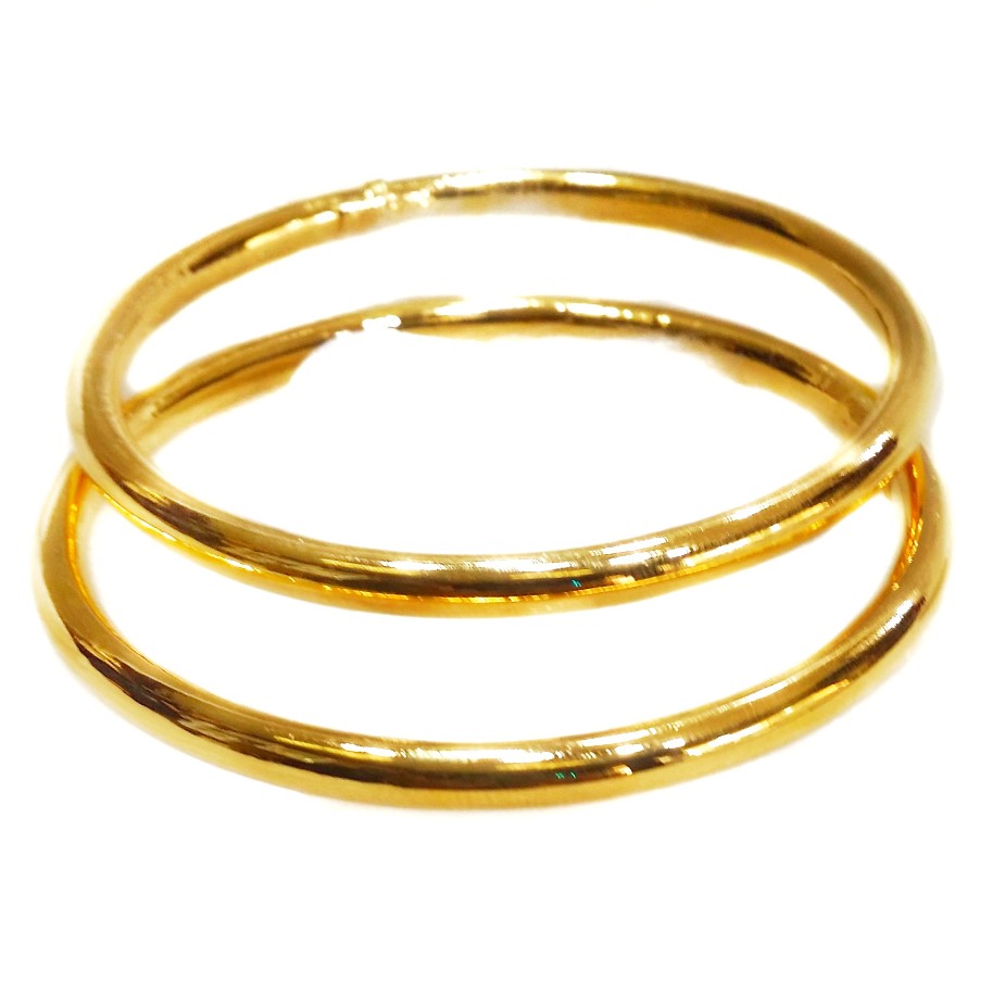 22k plain gold copper Kadli bangles MGA - GK011