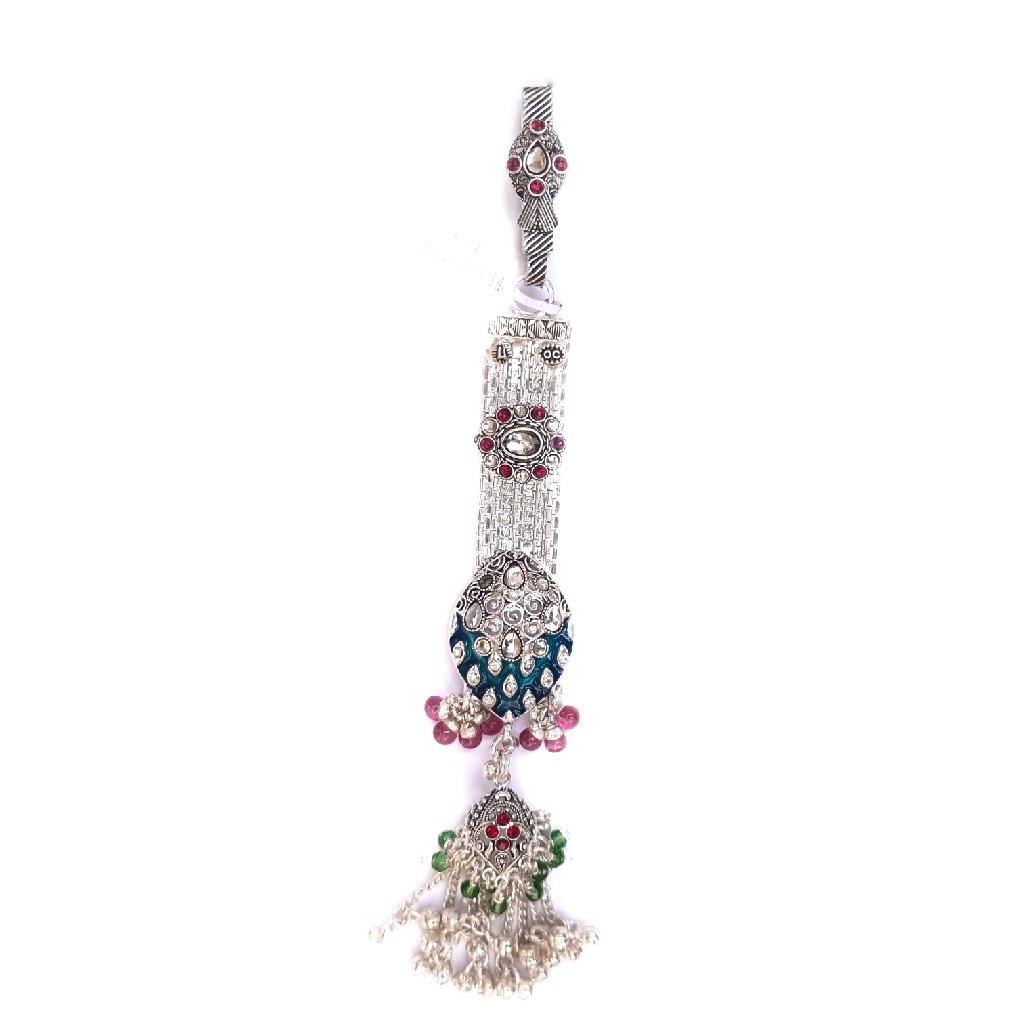 Long Meenakari Fancy Silver Juda MGA -JUS0004