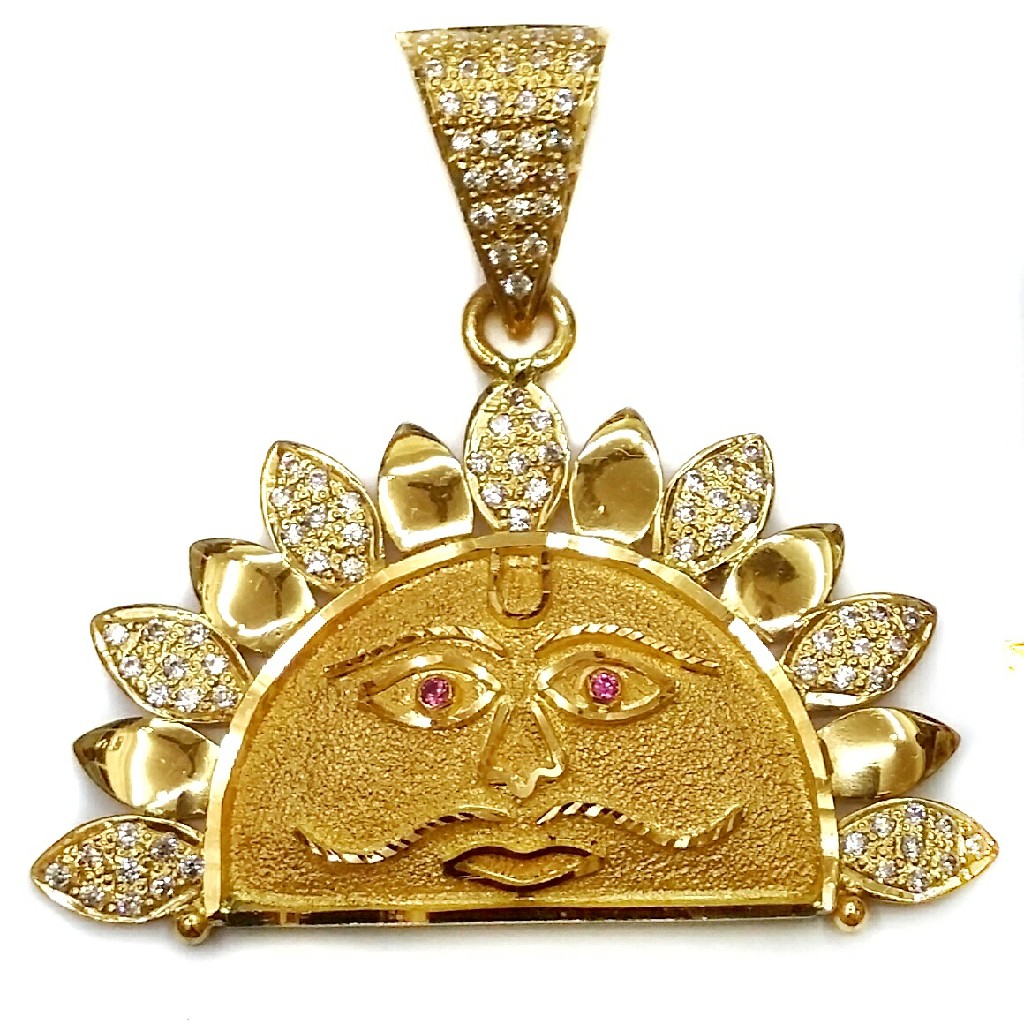22k Gold Surya Pendant MGA - GP004