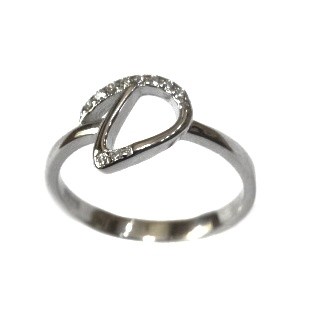 925 Sterling Silver Alphabet (Letter D) Ring MGA - LRS1539