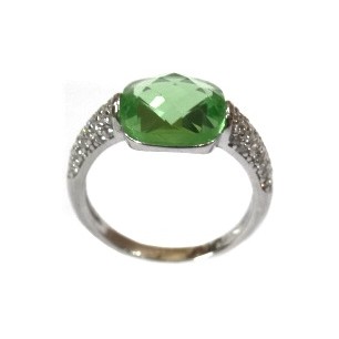 925 Sterling Silver Colour Stone Ring MGA - LRS1560