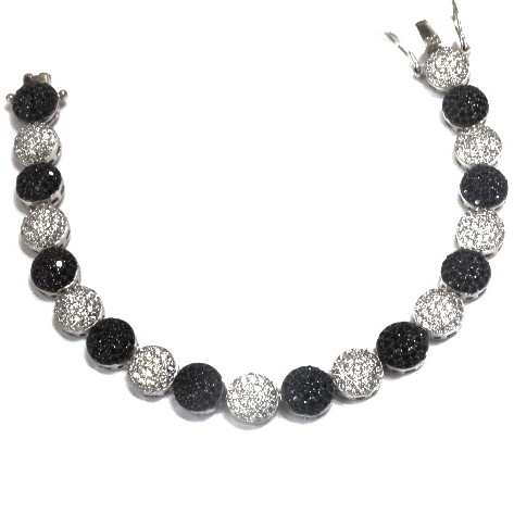 925 Sterling Silver Colour Stone Bracelet MGA - BRS0071