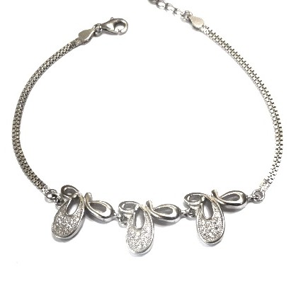 925 sterling silver fancy bracelet mga - brs0010