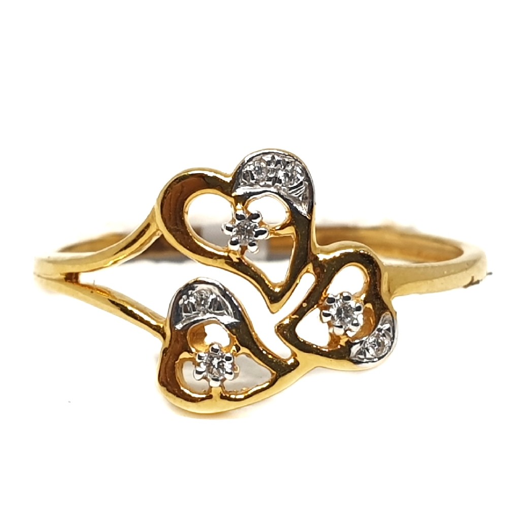 18k gold real diamond ring mga - rdr0046