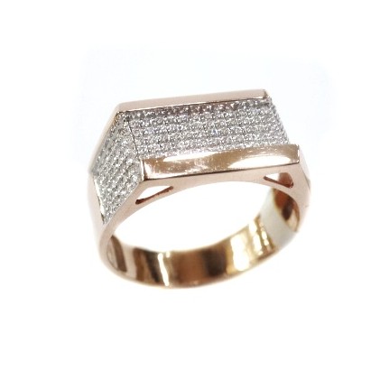 18k rose gold ring mga - rgr004
