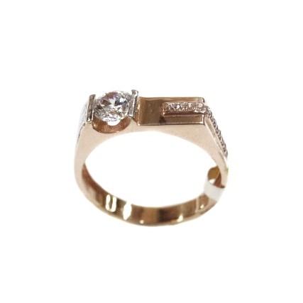 18k rose gold ring mga - rgr003